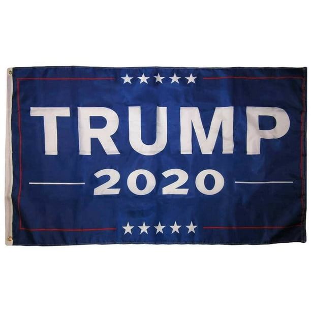 12 Pack Americans For Trump Black Rough Tex Knit 2-Sided 11/"x15.5/" Car Flag